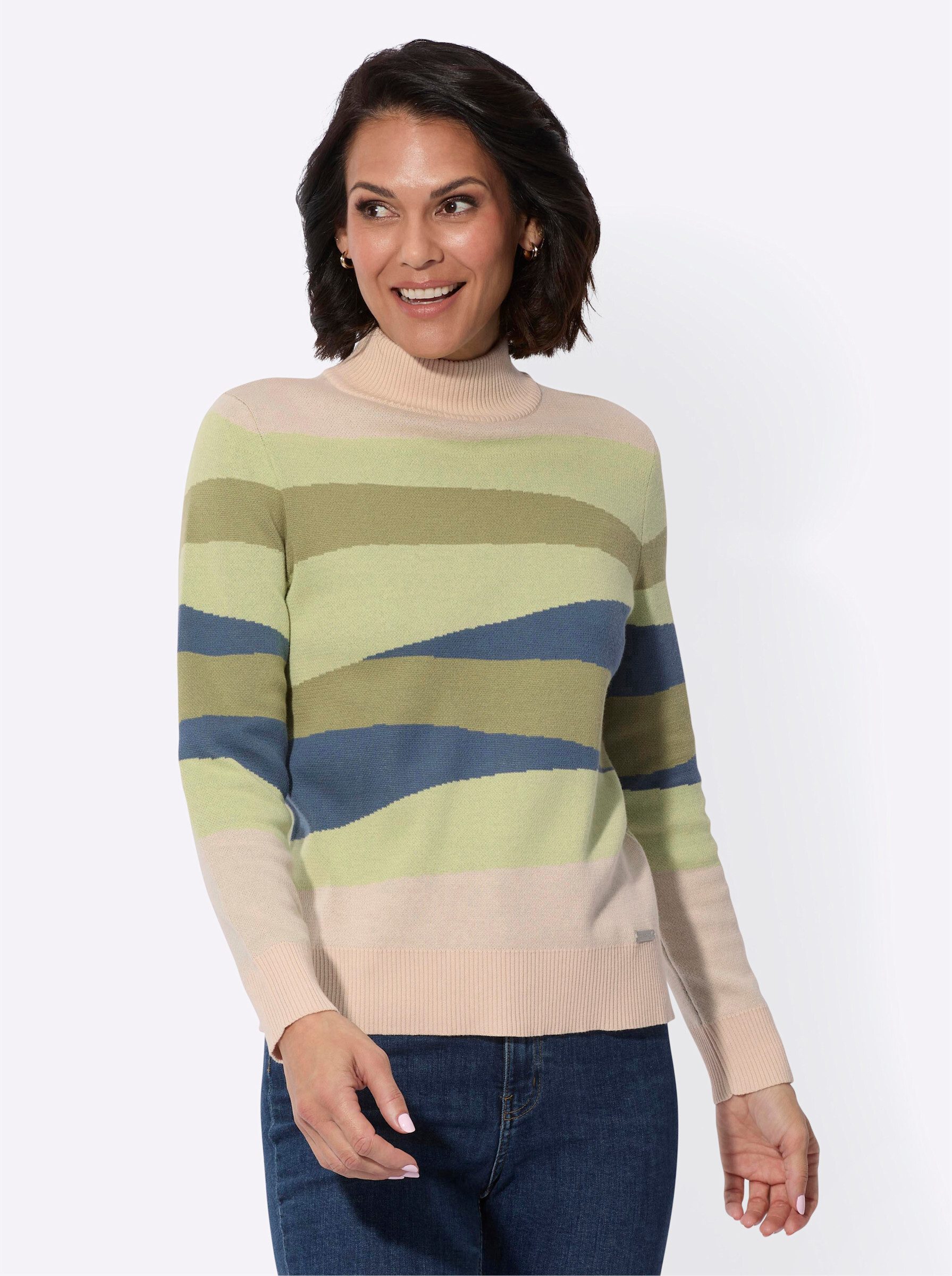 Strickpullover Jacquardpullover
