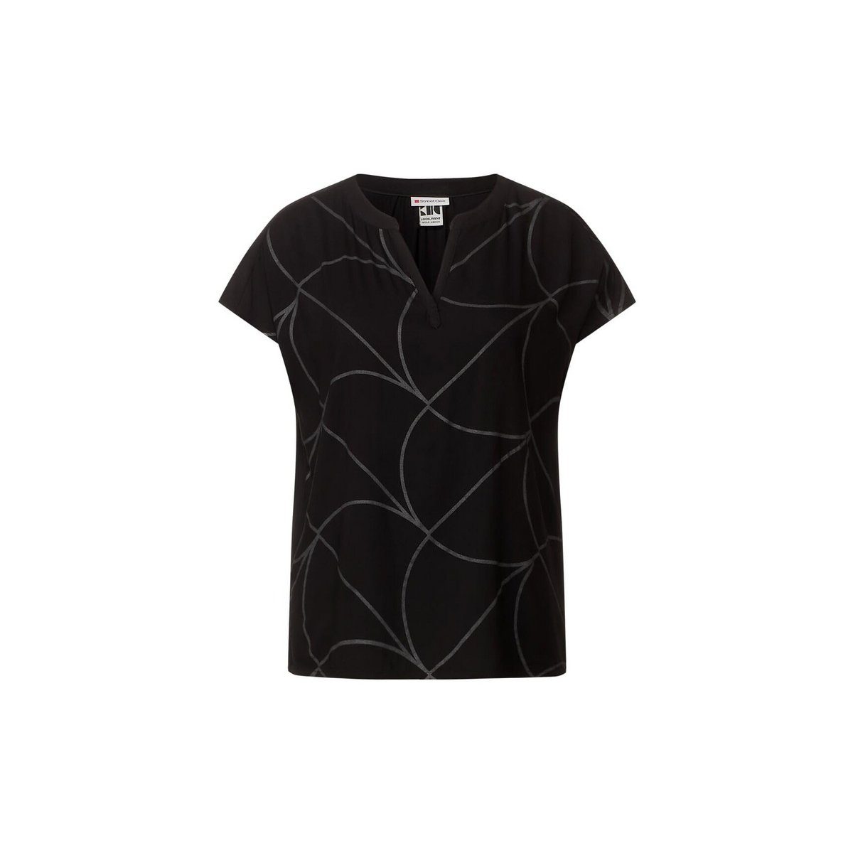 schwarz (1-tlg) STREET Blusenshirt ONE