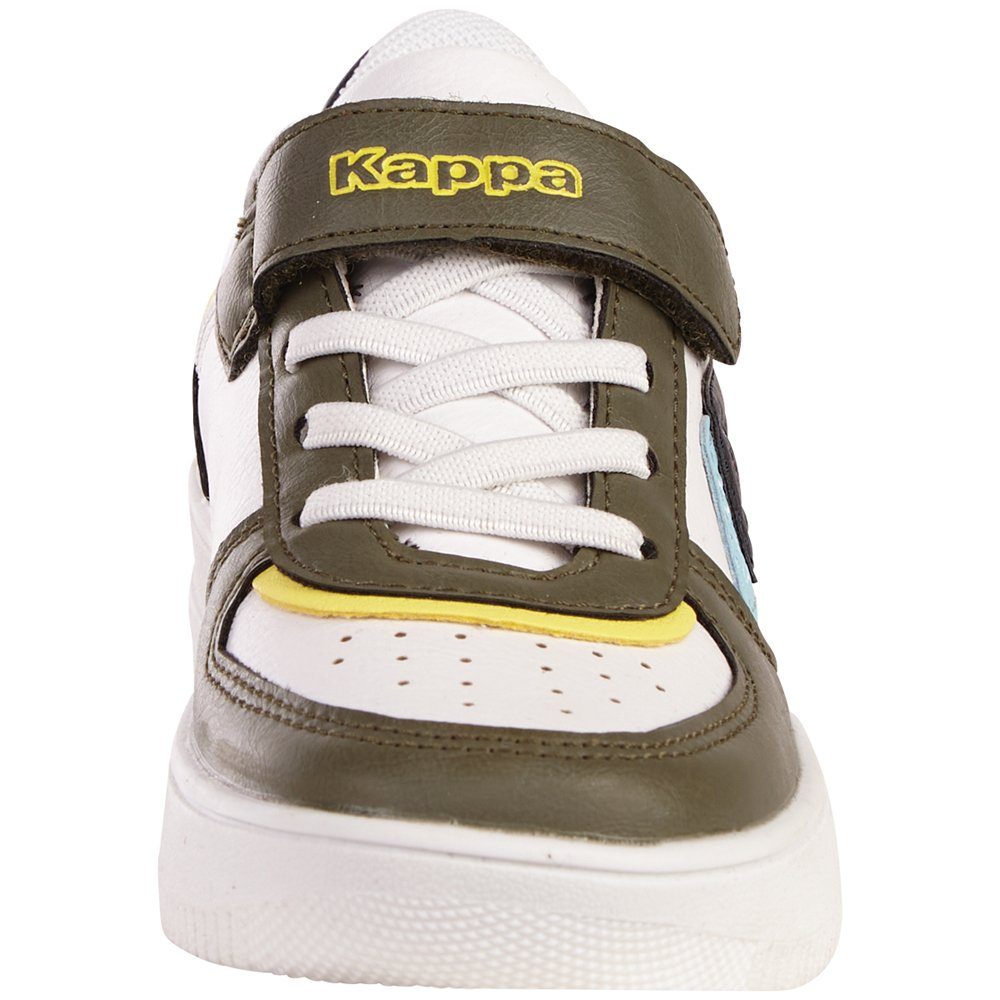 Kappa Sneaker - mit angesagten Details white-army Doublelayer