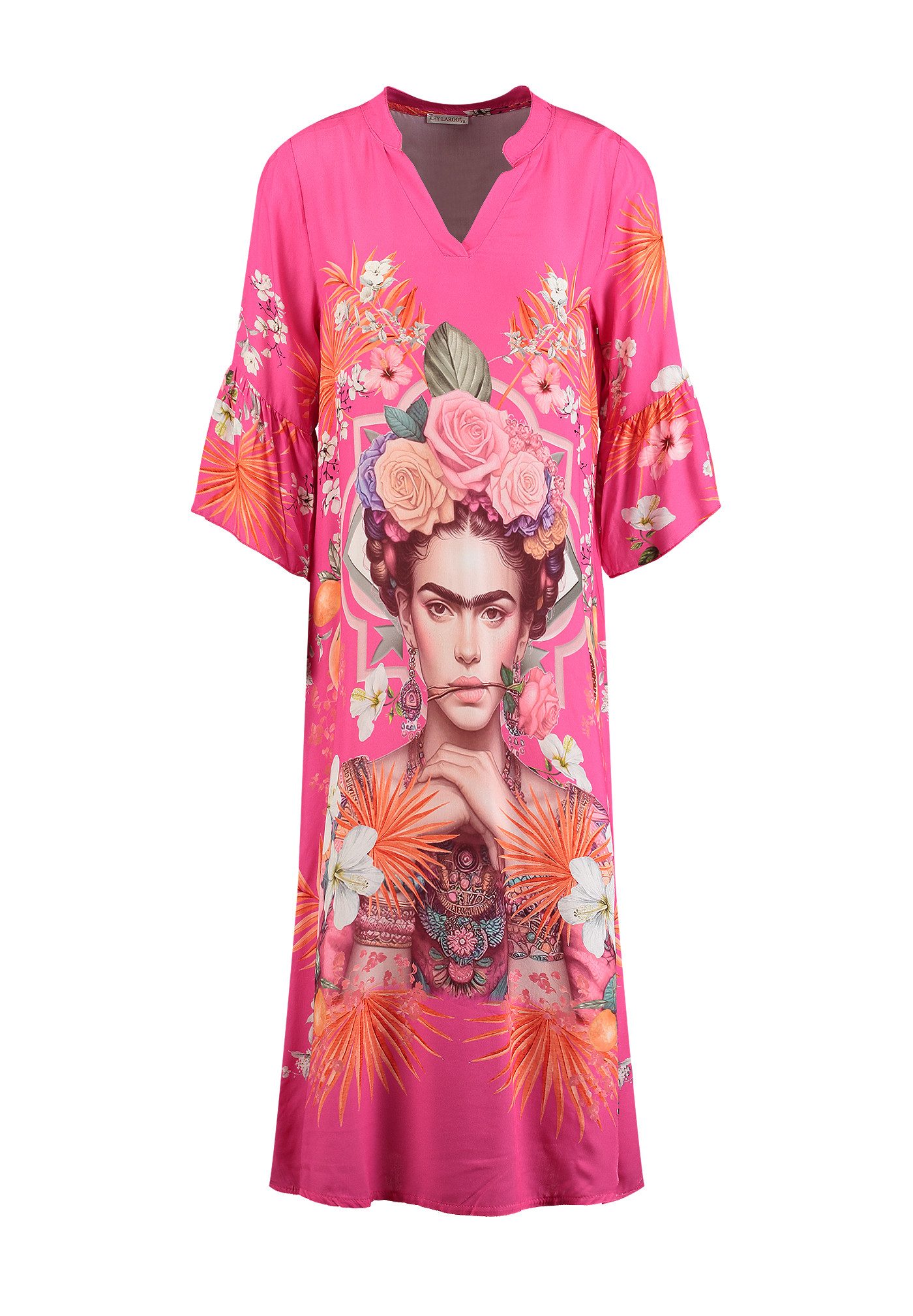 Key Largo Druckkleid WD PAINTING v-neck (1-tlg)
