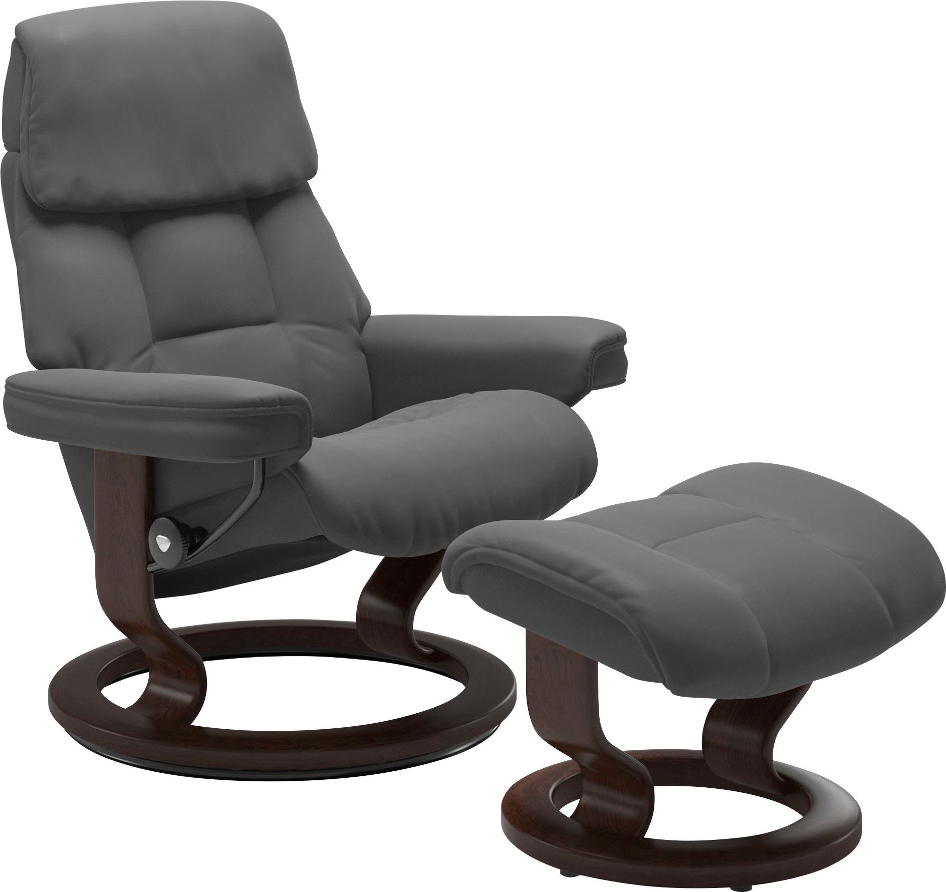 Stressless® Relaxsessel Ruby, mit Classic Base, Größe S, Gestell Eiche, Wenge, Braun & Schwarz