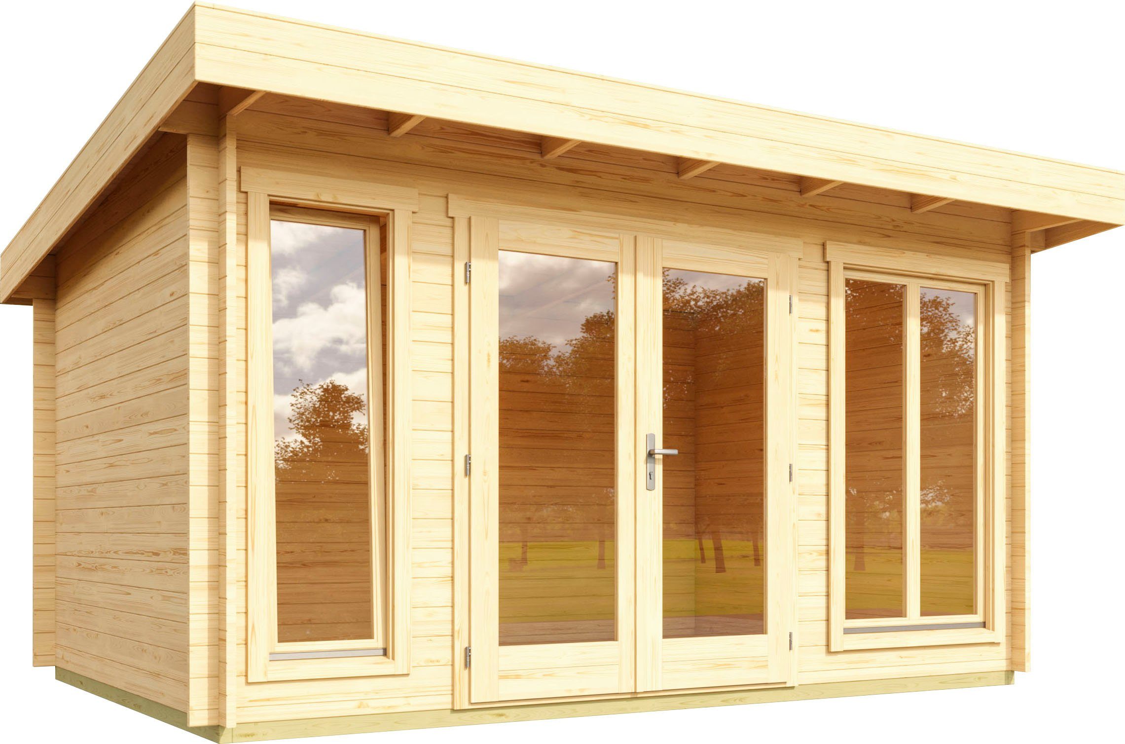 LASITA MAJA Gartenhaus DORSET, BxT: 430x370 cm, (Set, inkl. Fussbodenbretter zum verlegen)