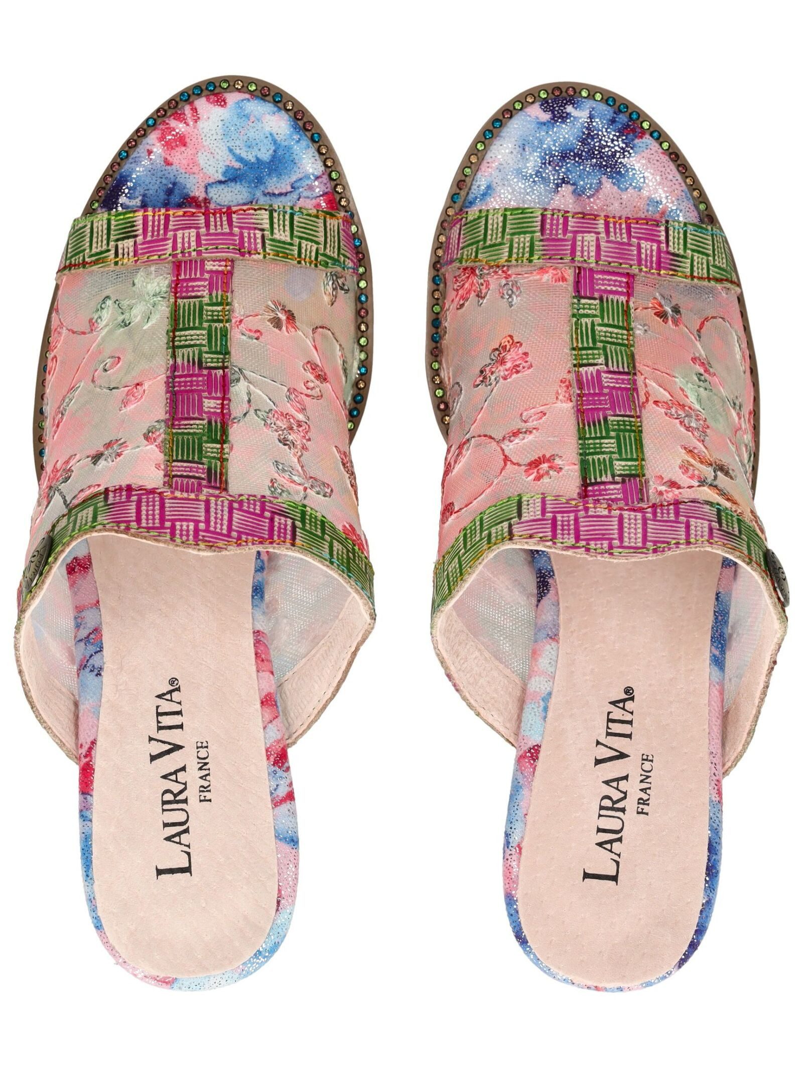 LAURA VITA LAURA VITA Pantoletten Leder/Textil Pantolette