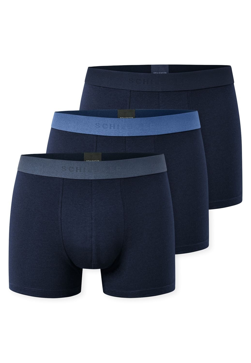 Schiesser Boxershorts 95/5 - Organic Cotton (Set, 3-St., 3er-Pack) ohne Ein günstig online kaufen