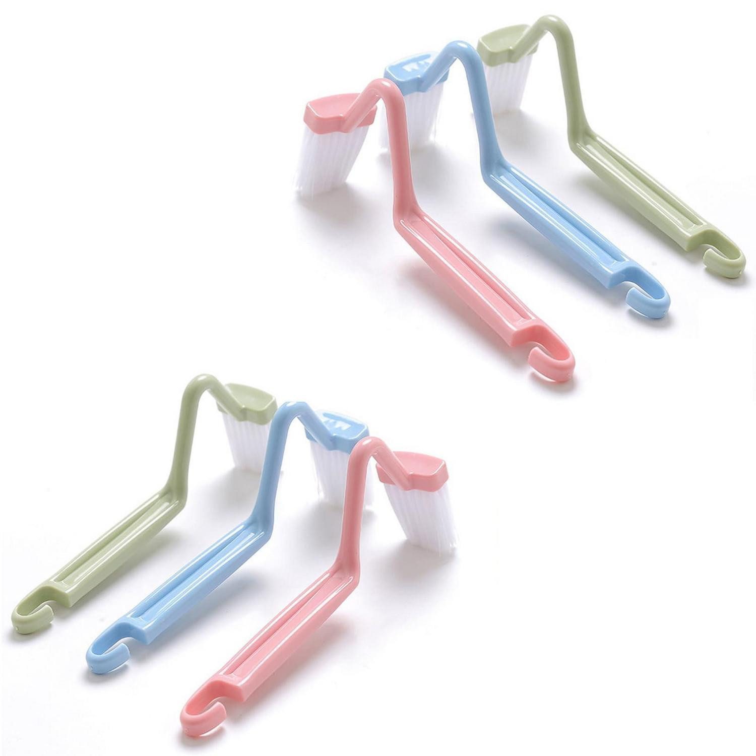 LuxusKollektion WC-Reinigungsbürste Toilettenbürste mit Randreiniger 6 Stück, (6-tlg)