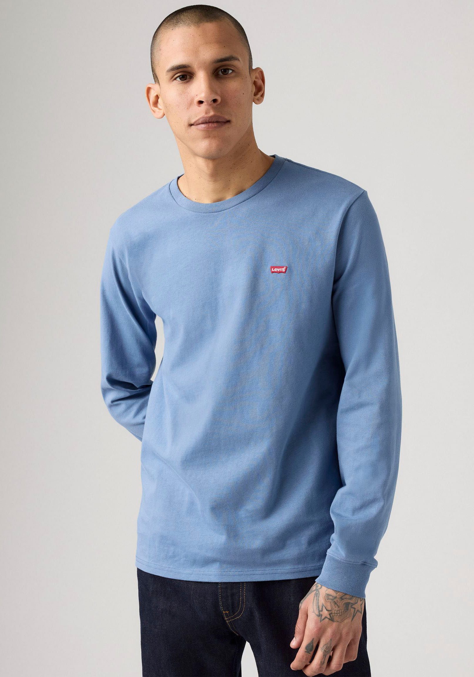 Levi's® Langarmshirt mit Logo-Applikation günstig online kaufen