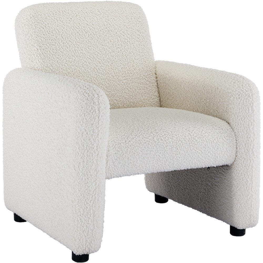 WAHSON OFFICE CHAIRS Cocktailsessel Teddystoff Ohrensessel günstig online kaufen