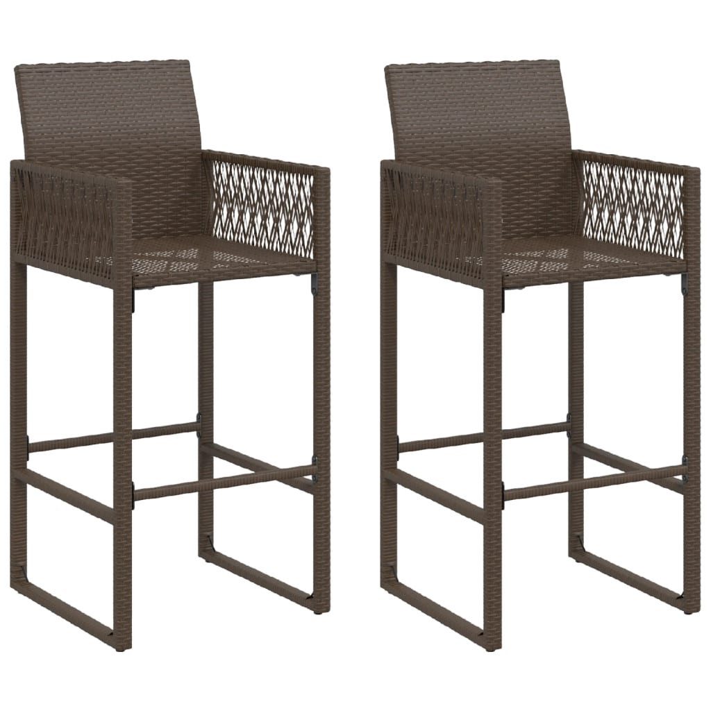 vidaXL Gartenstuhl Garten-Barhocker 2 Stk. Braun günstig online kaufen
