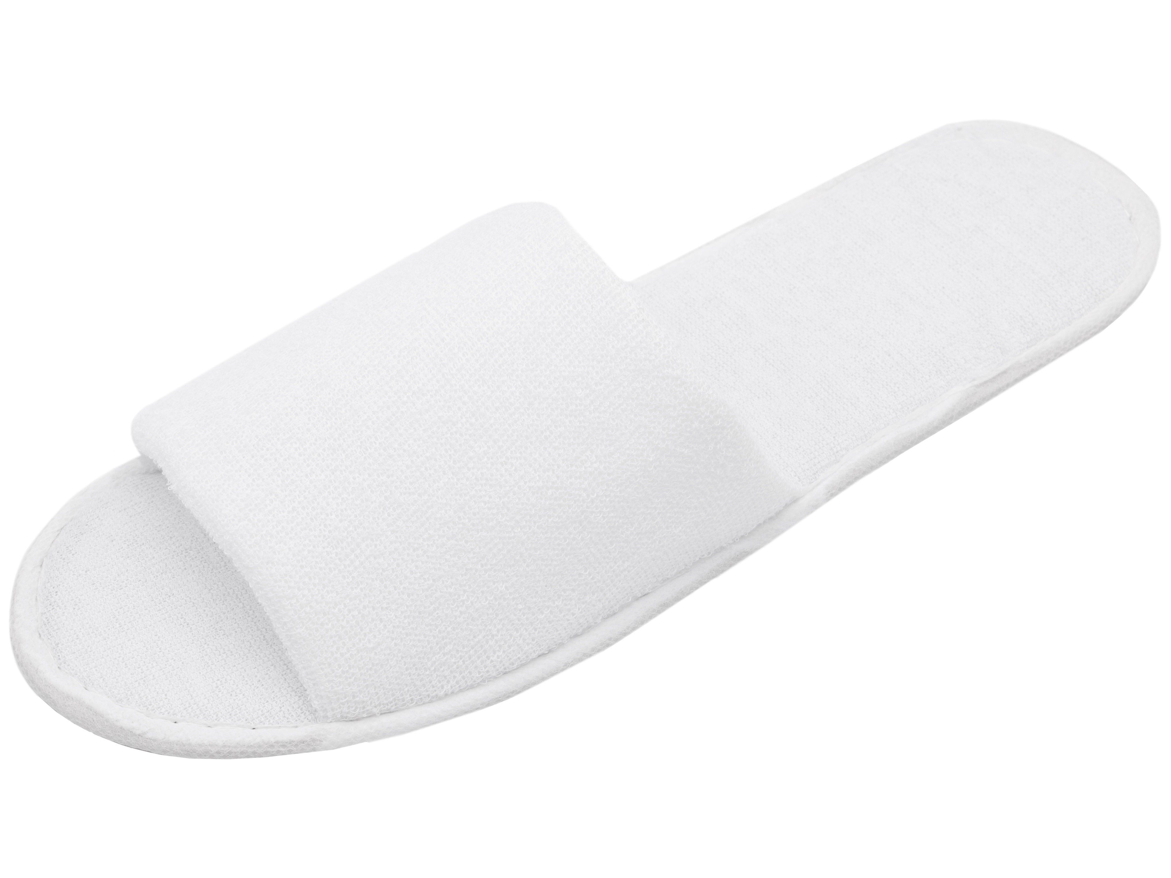 ZOLLNER Pantoffel (10-tlg) Universalgröße, 100% Polyester, vom Hotelwäschespezialisten
