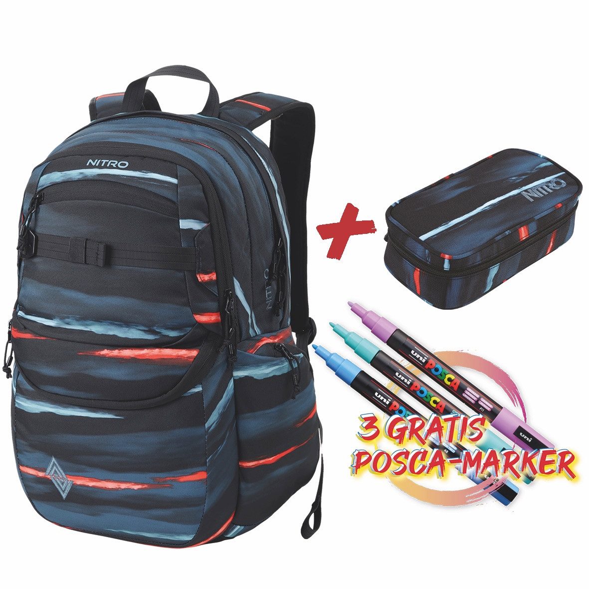 NITRO Freizeitrucksack Future Hero (Set, 3-tlg., günstig online kaufen