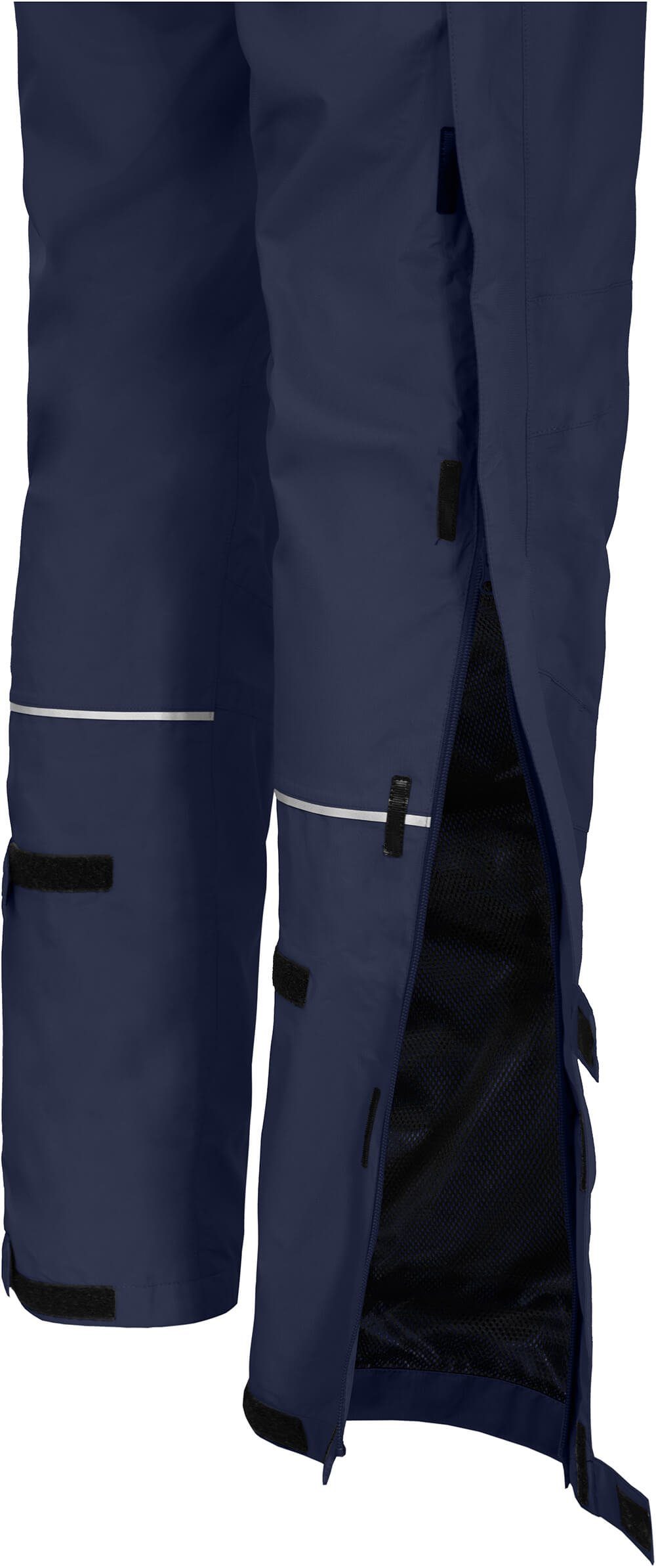 Netzfutter, COMFORT Regenhose blau MITCHELL Wassersäule, mm 12000 Bergson Regenhose, Herren Langgrößen, peacoat