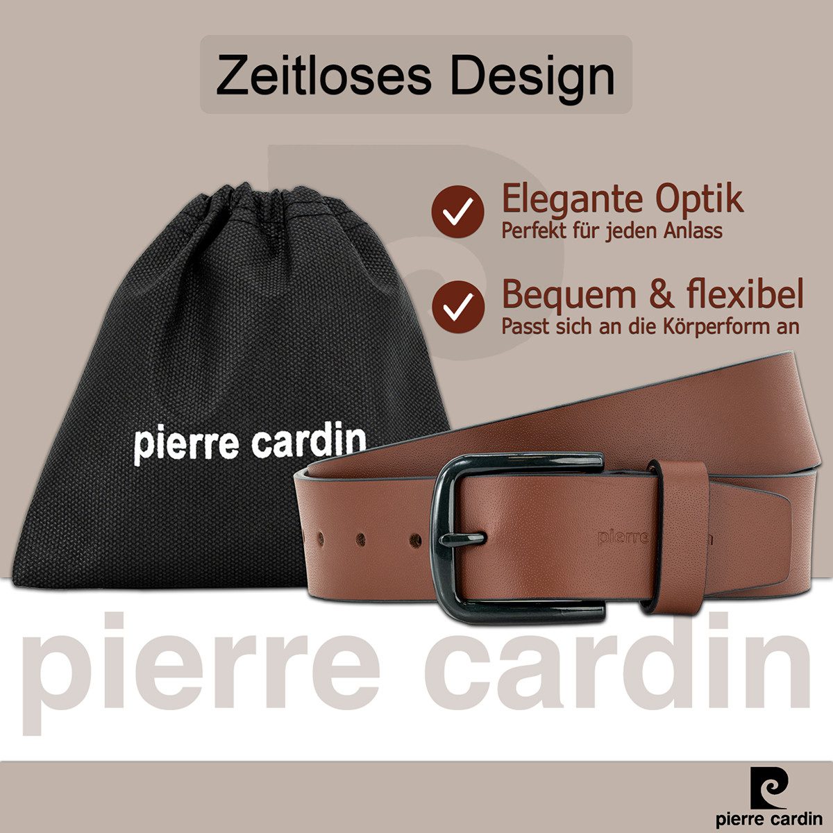 Pierre Cardin Ledergürtel
