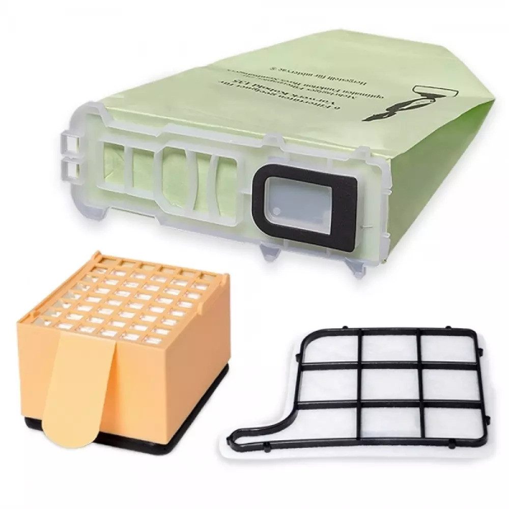 PRIMEBAG Staubsaugerbeutel + Hepa + Motorschutzfilter passend für Vorwerk Kobold 135 136