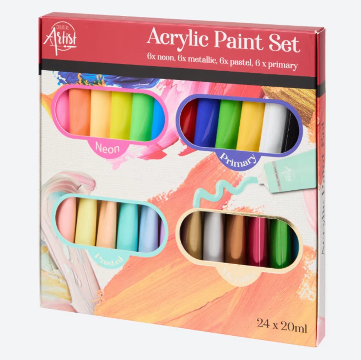 Spectrum Acrylfarbe Artist Acrylfarbenset 24 x 20 ml