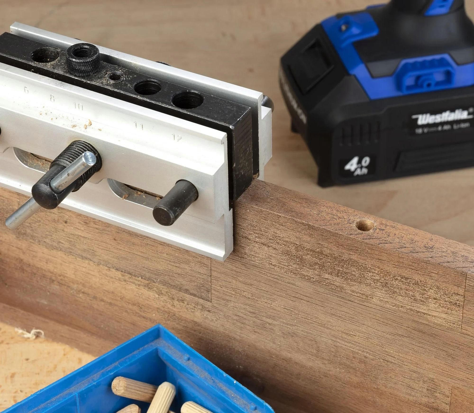 Westfalia Werkzeug Bohrlehre Selbstzentrierende Bohrlehre