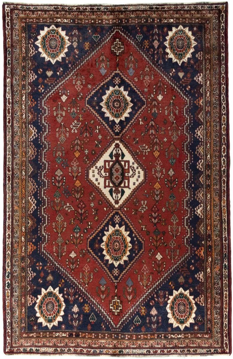 Orientteppich Shiraz 173x268 Handgeknüpfter Orientteppich / Perserteppich, Nain Trading, rechteckig, Höhe: 10 mm