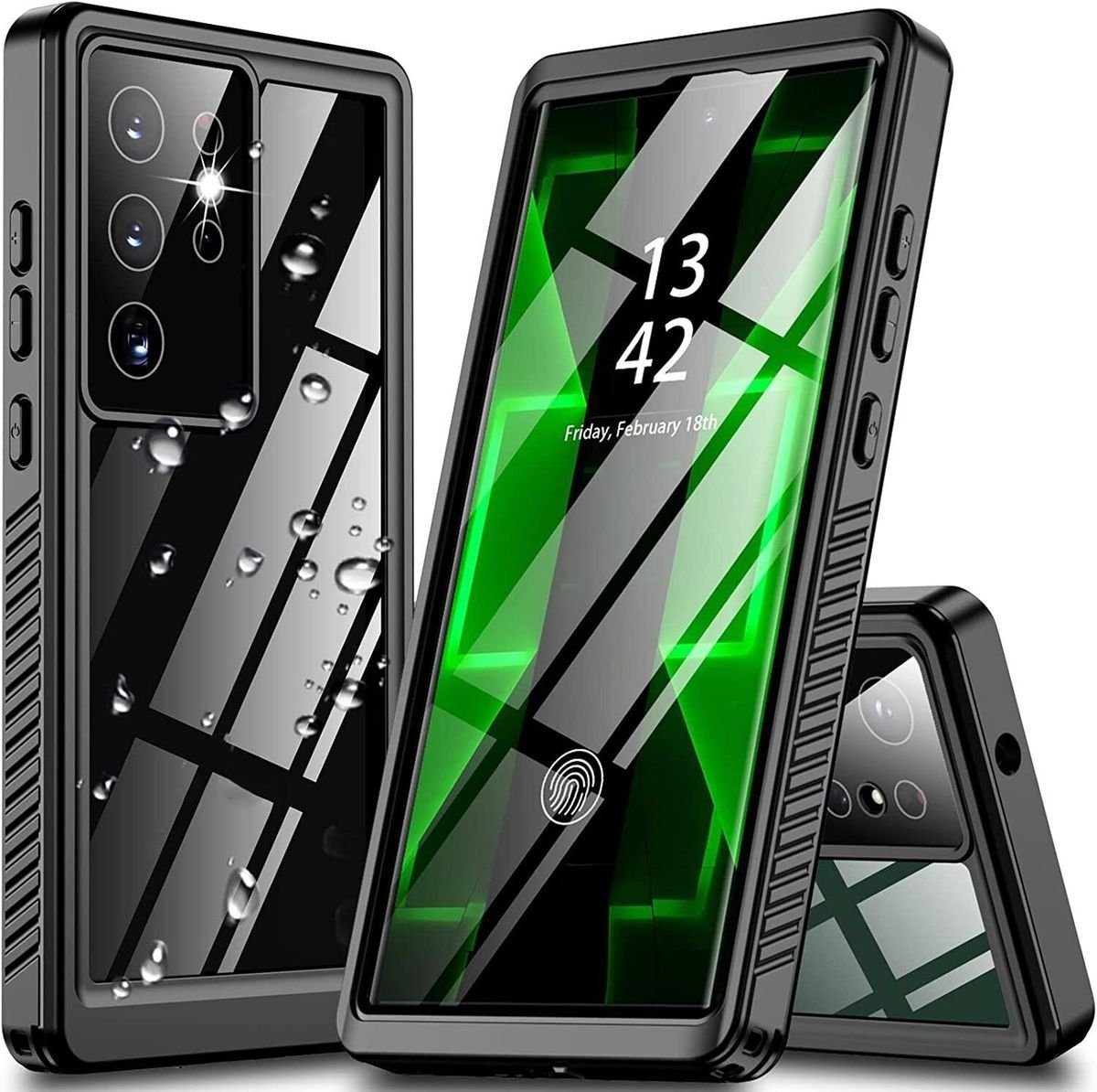Handyhülle Für Samsung Galaxy S23 Ultra 5G 360 Grad Wasserdichte Tasche Hülle Neu