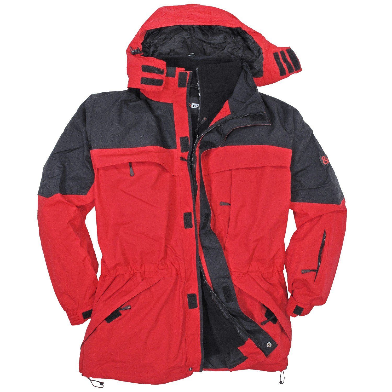 3-in-1-Funktionsjacke 3in1 Jacke Davos von Marc&Mark in Übergröße bis 10XL rot