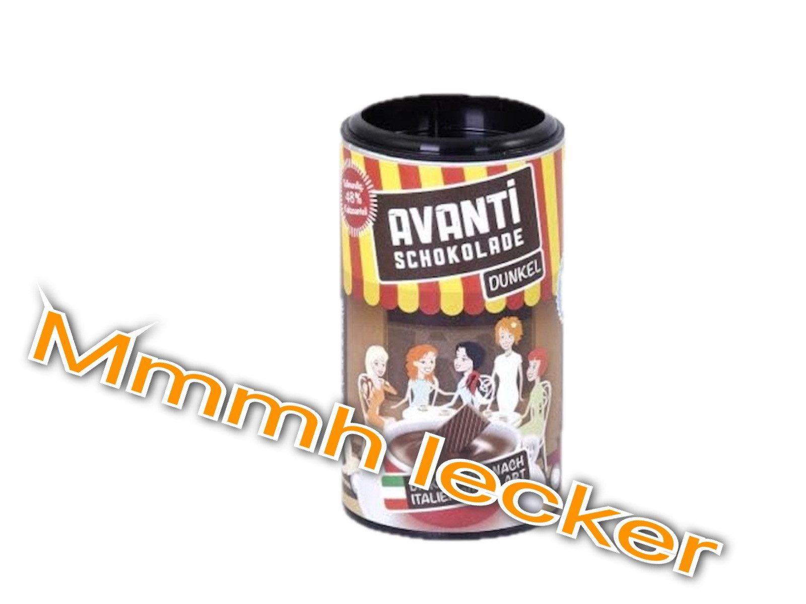LK Trend & Style Kakao AVANTI Trinkschokolade 400g Dose, (In nur 3 Schritten in den Genusshimmel, Vollmilch oder Dunkel), Schokoladengetränk mit Vollmilchpulver, Zucker und Salz