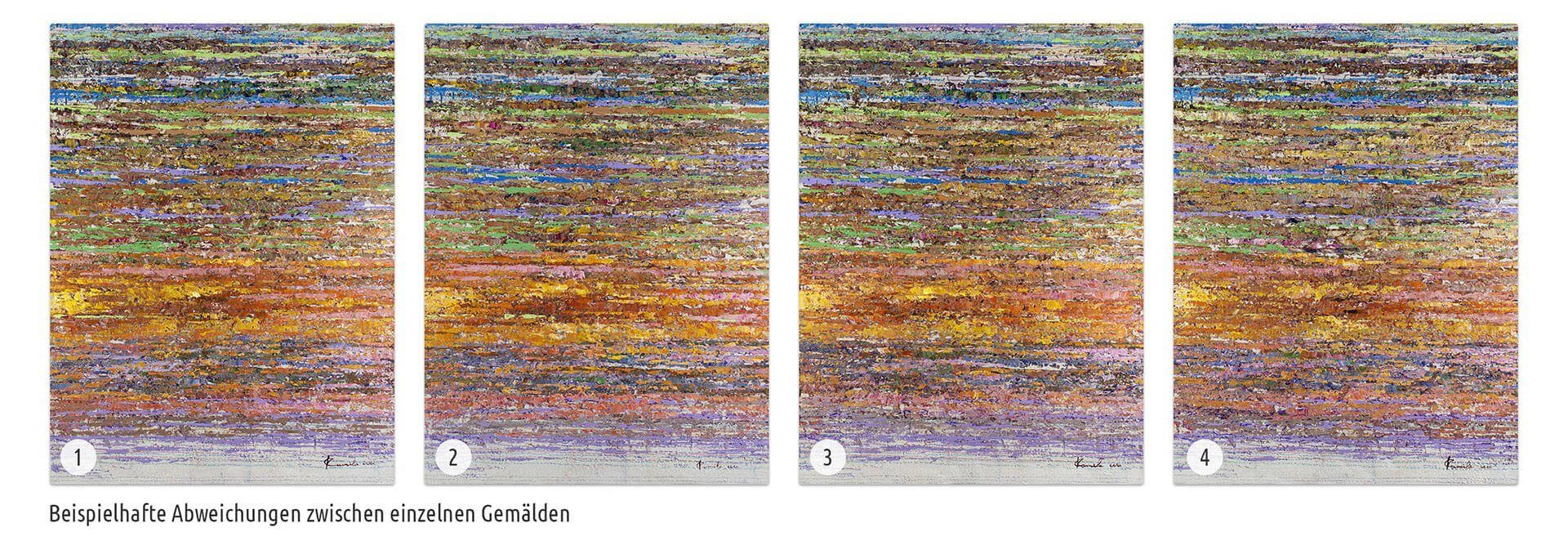 KUNSTLOFT Gemälde Nie den Faden verlieren Wohnzimmer HANDGEMALT Wandbild Leinwandbild cm, 100% 75x100