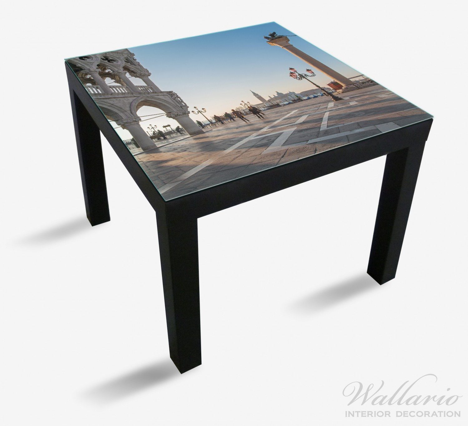 St), (1 Maggiore Markusplatz Venedig für - Tisch Tischplatte Lack I und Wallario Dogenpalast, San Giorgio geeignet Ikea