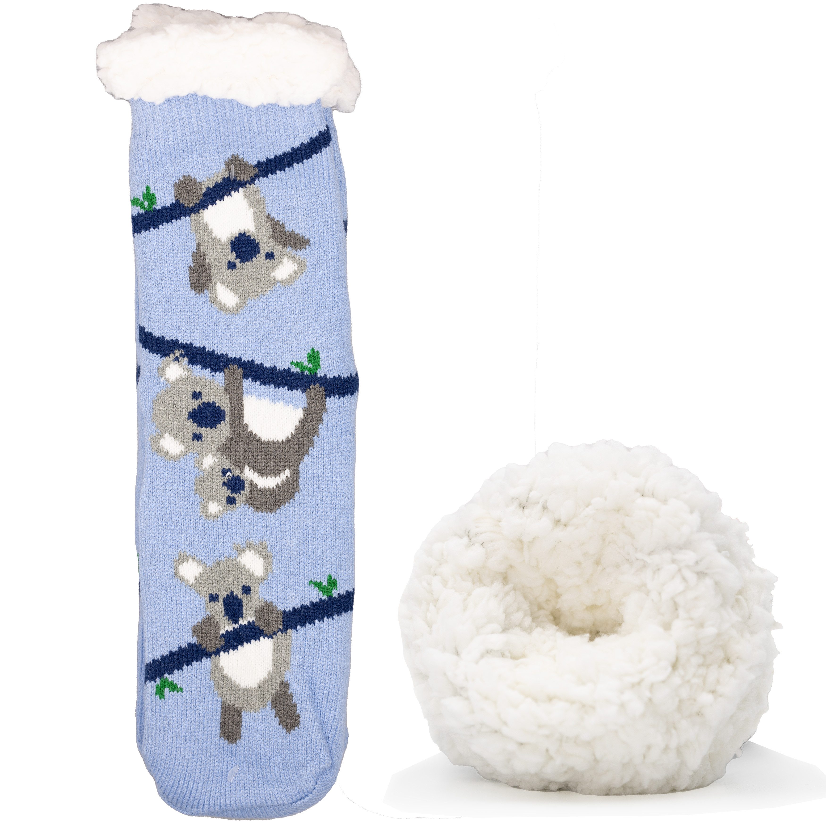 Haussocken Damen Hüttensocken mit ABS Stoppersohle