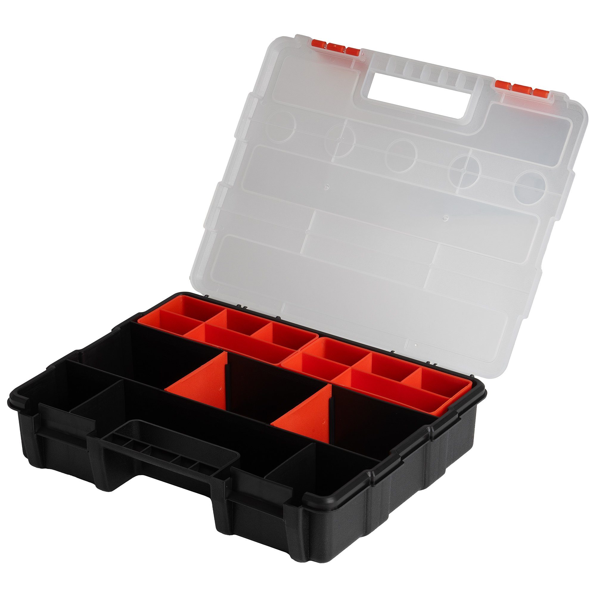 Werkzeugbox Box 18 Werkzeugtascheneinsatz und Rollen, Transportkoffer Liter mit Zelsius