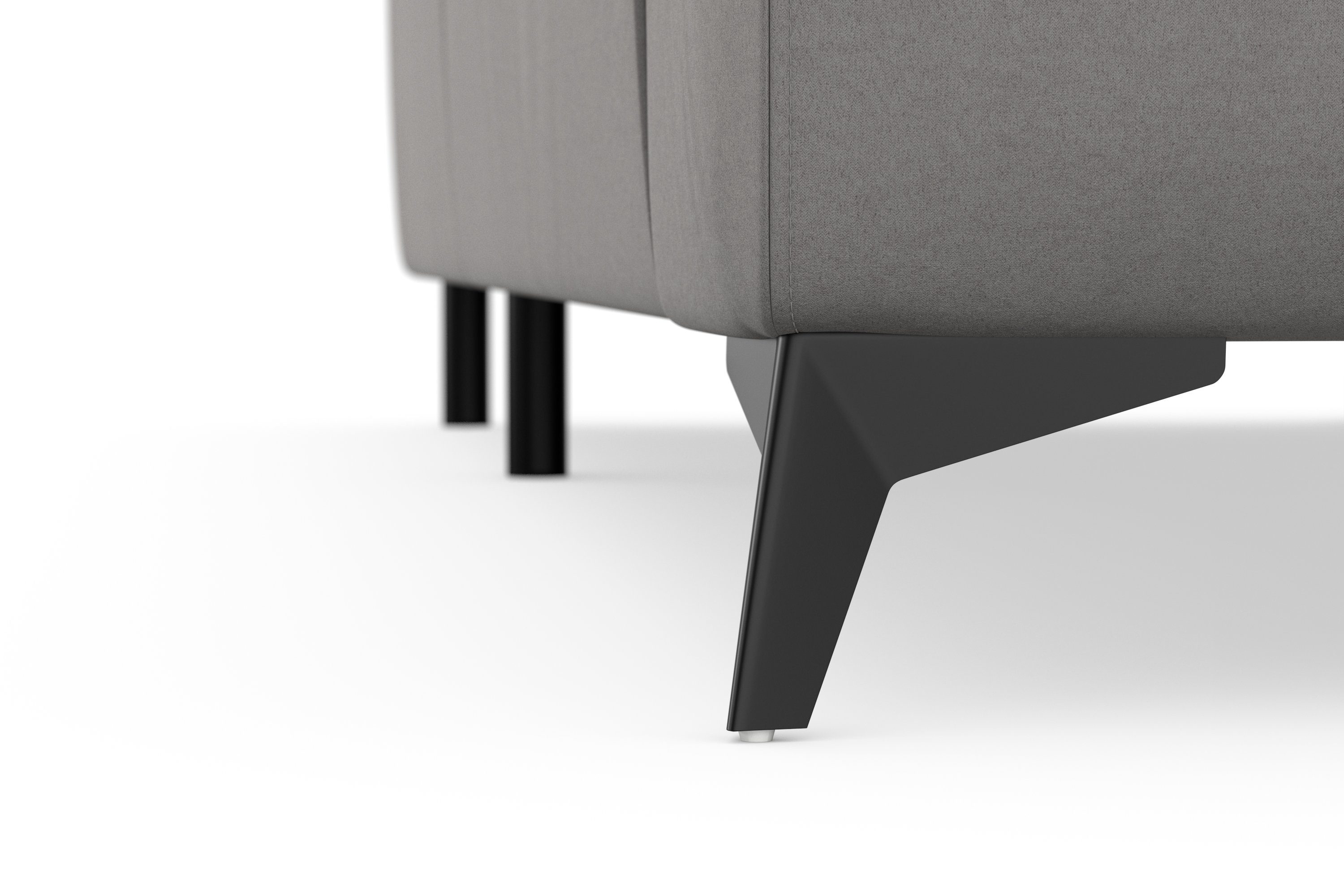 sit&more Ecksofa Sinatra, mit Armteilfunktion, Metallfüße optinal und Kopfteilverstellung