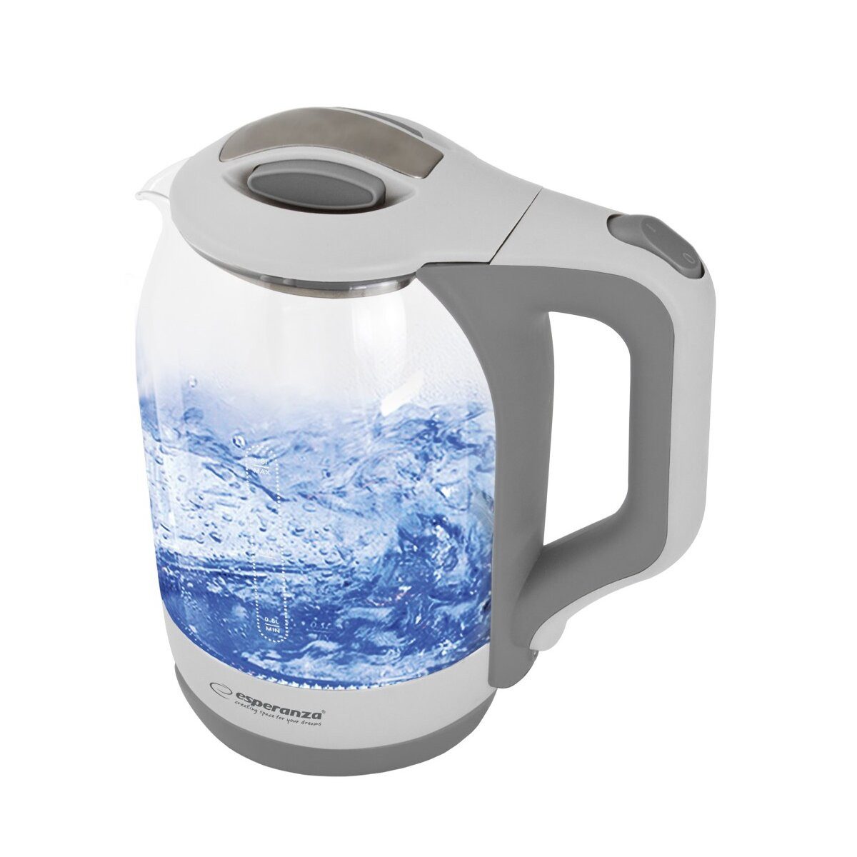 Esperanza Wasserkocher Esperanza Yukon Glas Wasserkocher 1,7L