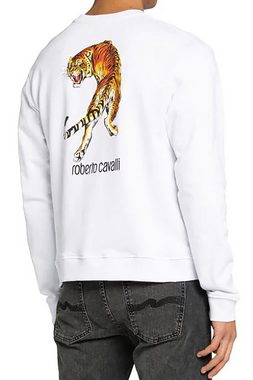 roberto cavalli Sweatshirt OBERTO CAVALLI Herren Sweatshirt RC Logo Tiger-Print