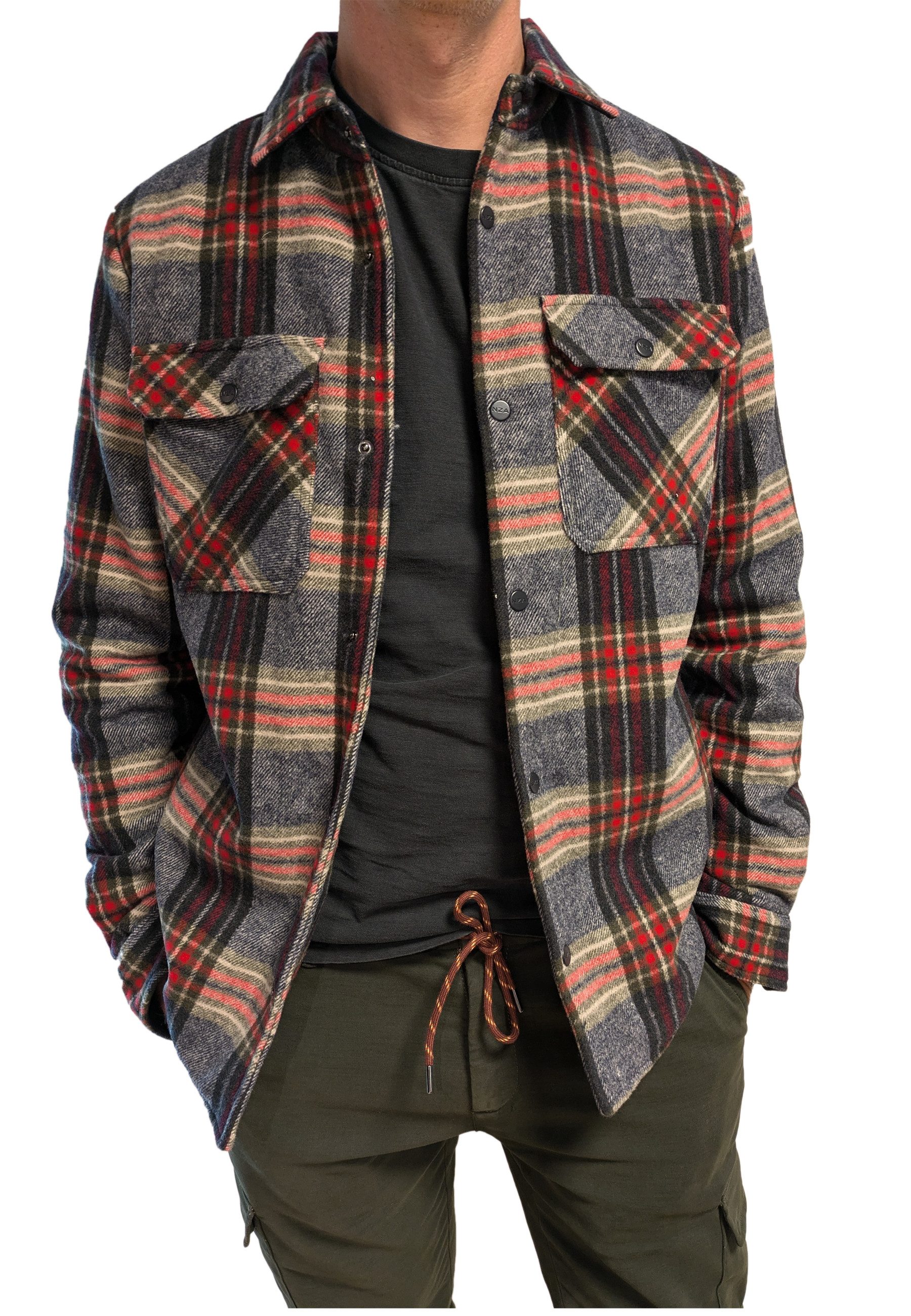 Winterjacke NZA New Zealand Auckland Hemdjacke gefüttert M