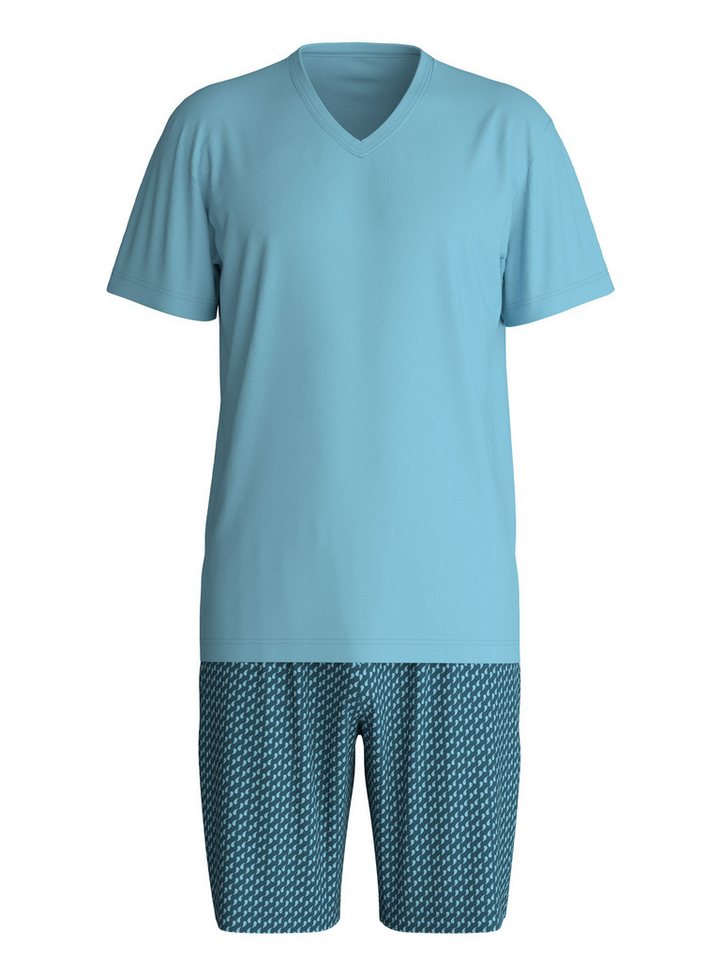 CALIDA Shorty Cotton Special Herren (2 tlg) weich, leicht mit V-Ausschnitt