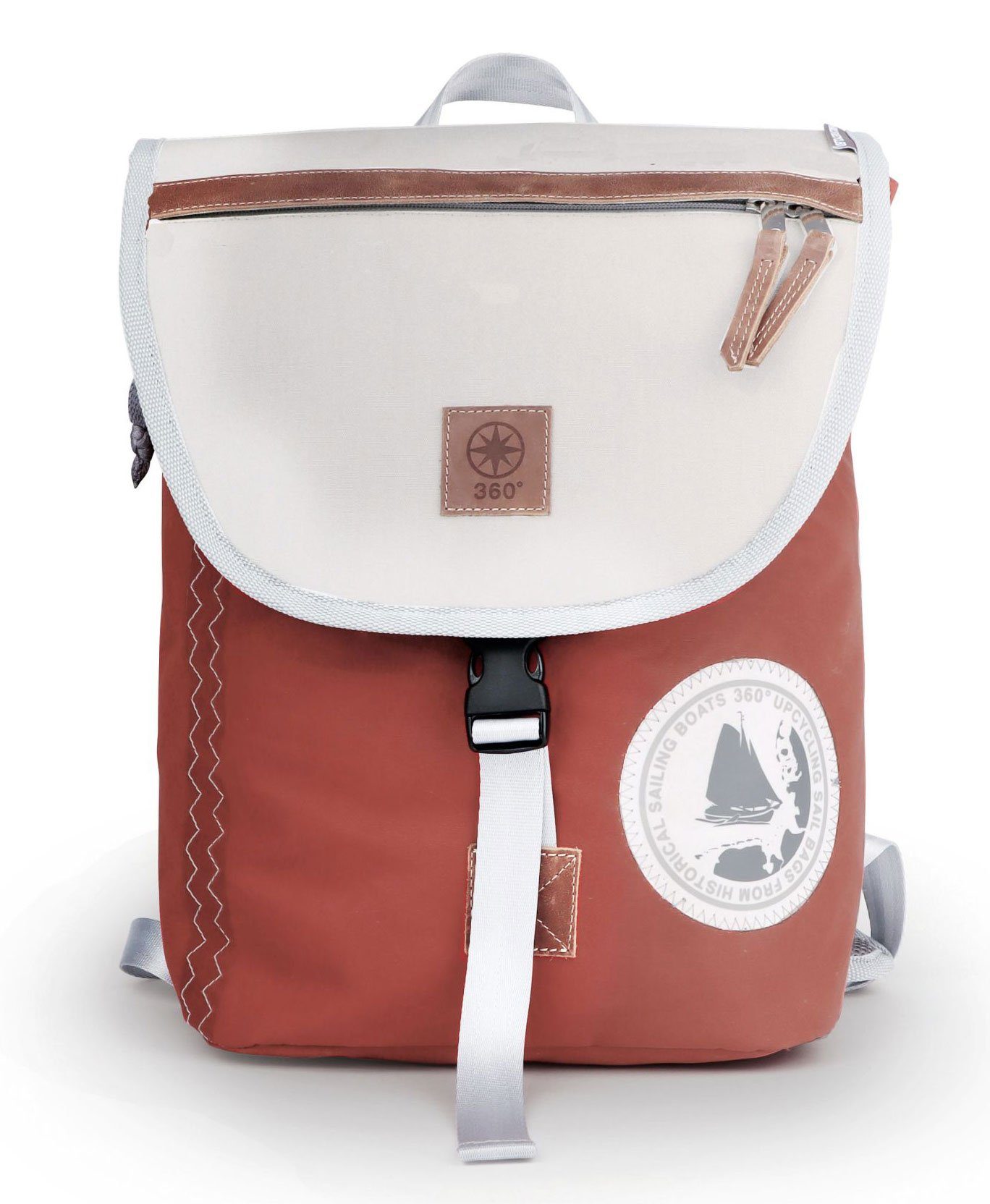 360Grad Rucksack Rucksack Landgang Mini, braunes Segeltuch, Sonderedition
