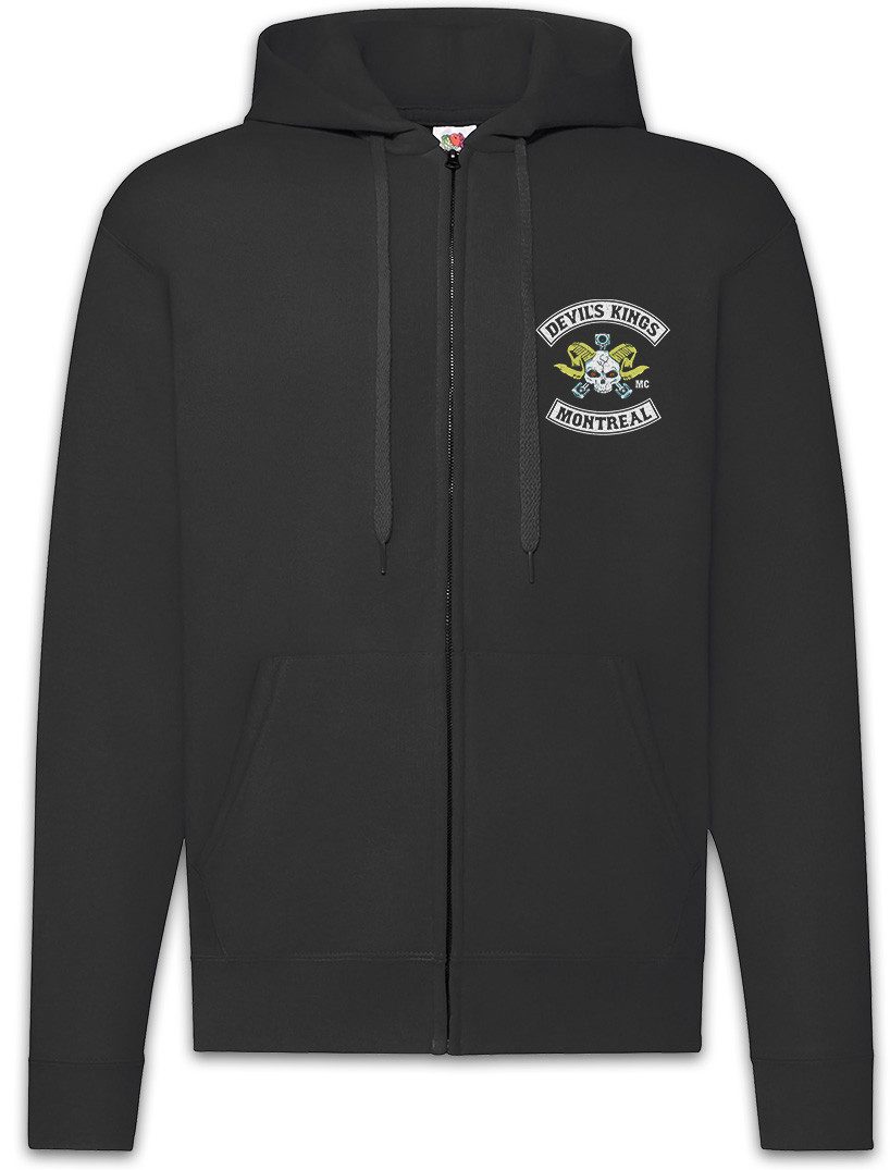 Sweatjacke Devil's Kings Zipper Hoodie Bad Biker MC Motorcycle Blood Club TV