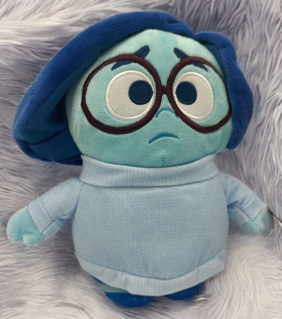 Disney Kuscheltier Alles steht kopf 2 Figuren Plüsch Kuscheltier Spielzeug Spiel Kummer (1-St), Alles steht Kopf Inside Out 1 Stück Kuscheltier