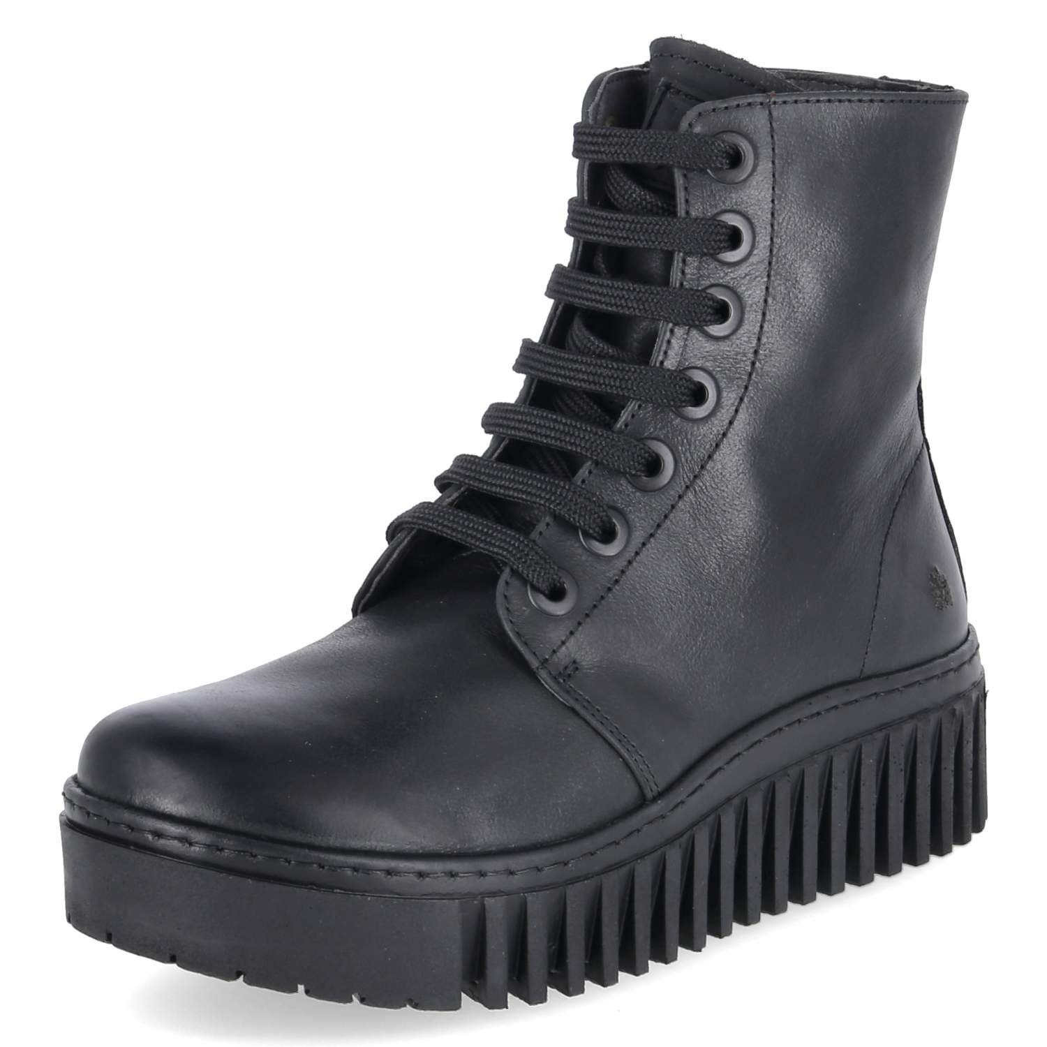 Art Art 1517 Roma Black Damen Glattleder black Schnürstiefel