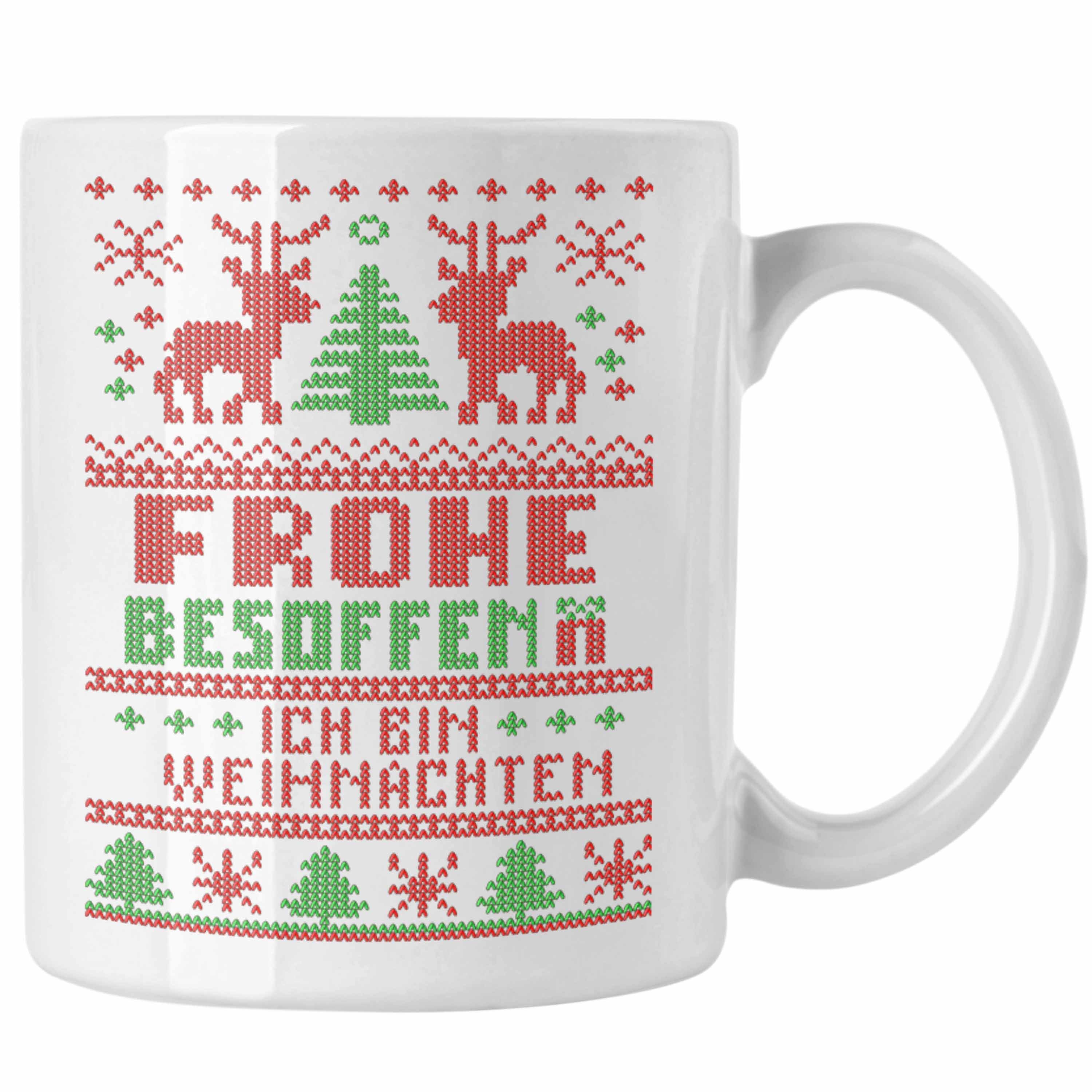 Tasse Weihnachten Tasse Becher Trendation Weihnachtstasse Trendation - Bin Lustig Männer Ich Glühwein Tassen Weiss Weihnachtsmarkt Weihnachtstassen Geschenk Frauen