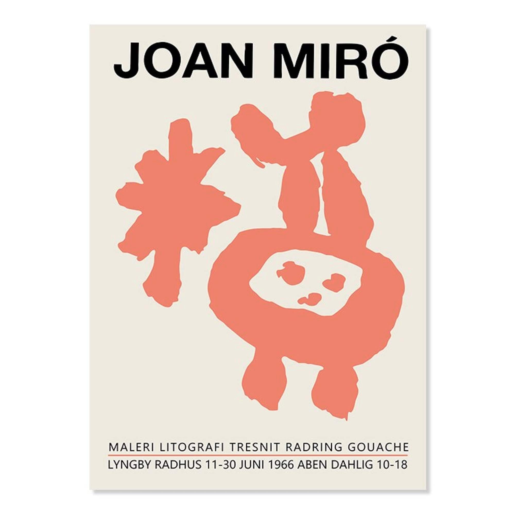 JUSTGOODMOOD Poster Picasso Pastell Abstrakt Wohnkultur Bilder Wohnzimmer Wandbilder Schla, 7 (1 St)