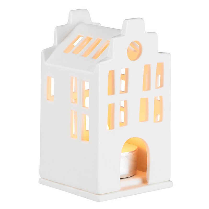 Räder Design Teelichthalter »Mini Lichthaus« (Packung, 1 Stück, 1-tlg), Stadthaus