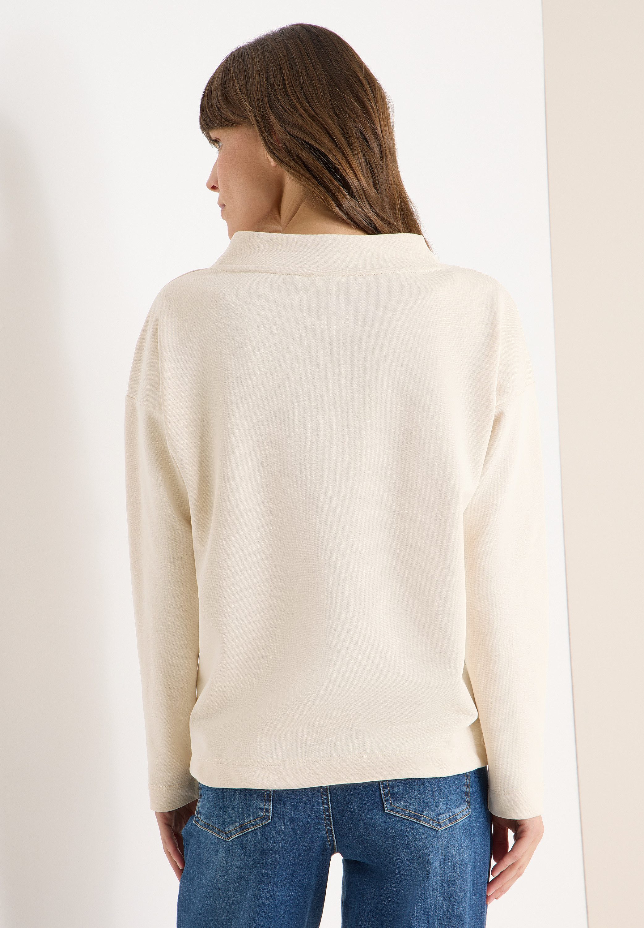 CECIL Langarmshirt Mit Stickerei