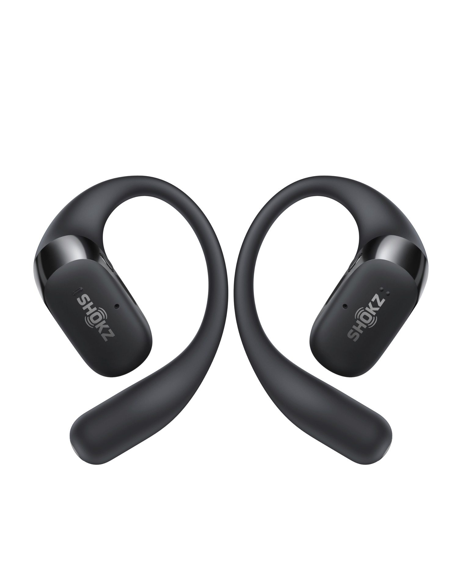 Shokz Shokz OpenFit 2+ Black + Case Bluetooth-Kopfhörer (Active Noise Cancelling (ANC), Mit Schutzhülle)