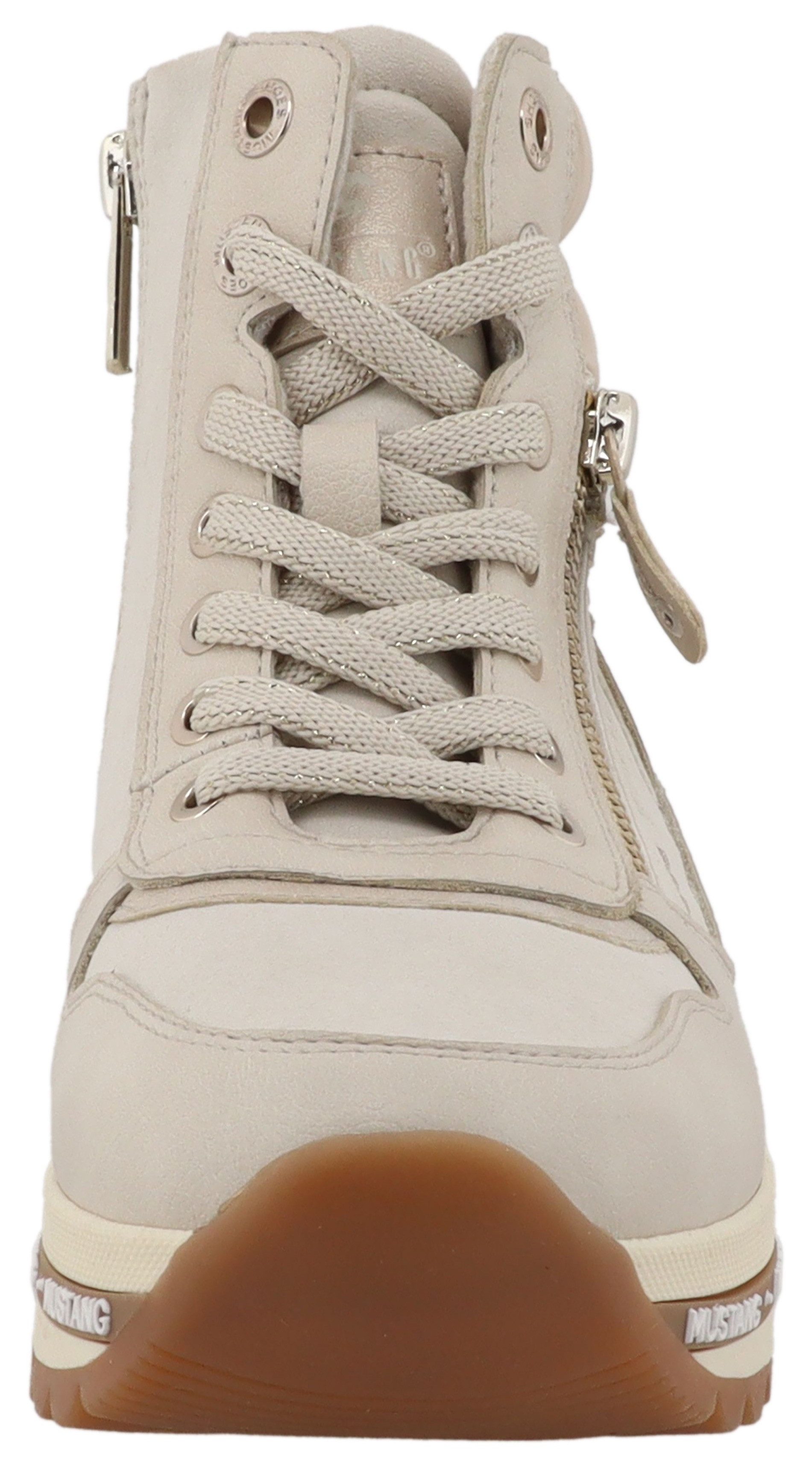 Mustang Shoes Urbana Winterboots Plateausneaker, Winterboots mit wärmendem Textilfutter