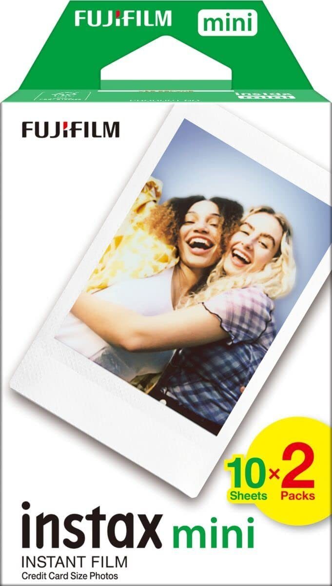 Fujitsu Fujifilm INSTAX Mini Film 20 Fotos für Mini 7s, 8, 9, 11, 25, 70, 90 Sofortbildkamera