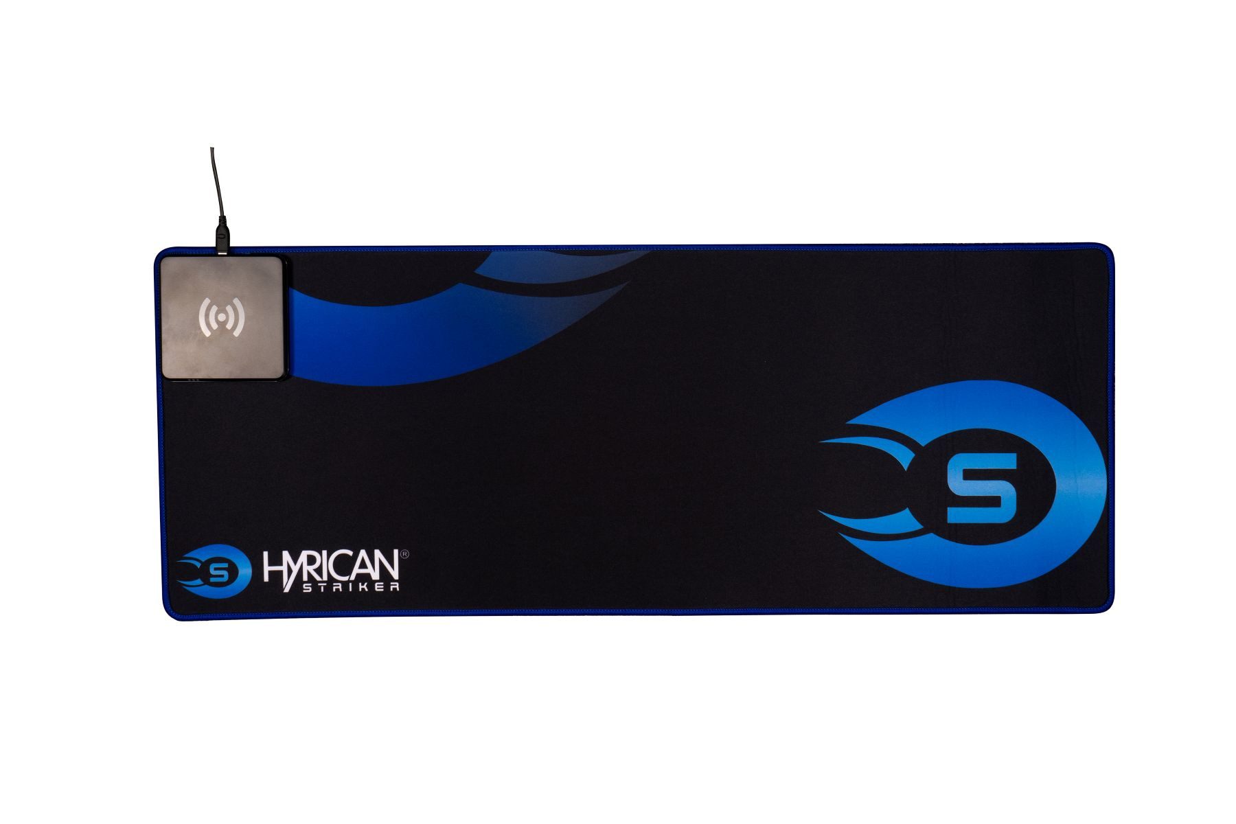 Hyrican Striker XXL-Mauspad mit Qi-Ladefunktion, Gaming-Maus, Tastatur- und Headset-Set, (Set, inklusive ST-GM005 und Mauspad ST-MP15), mit RGB-Beleuchtung, kab – Bild 4 von 5