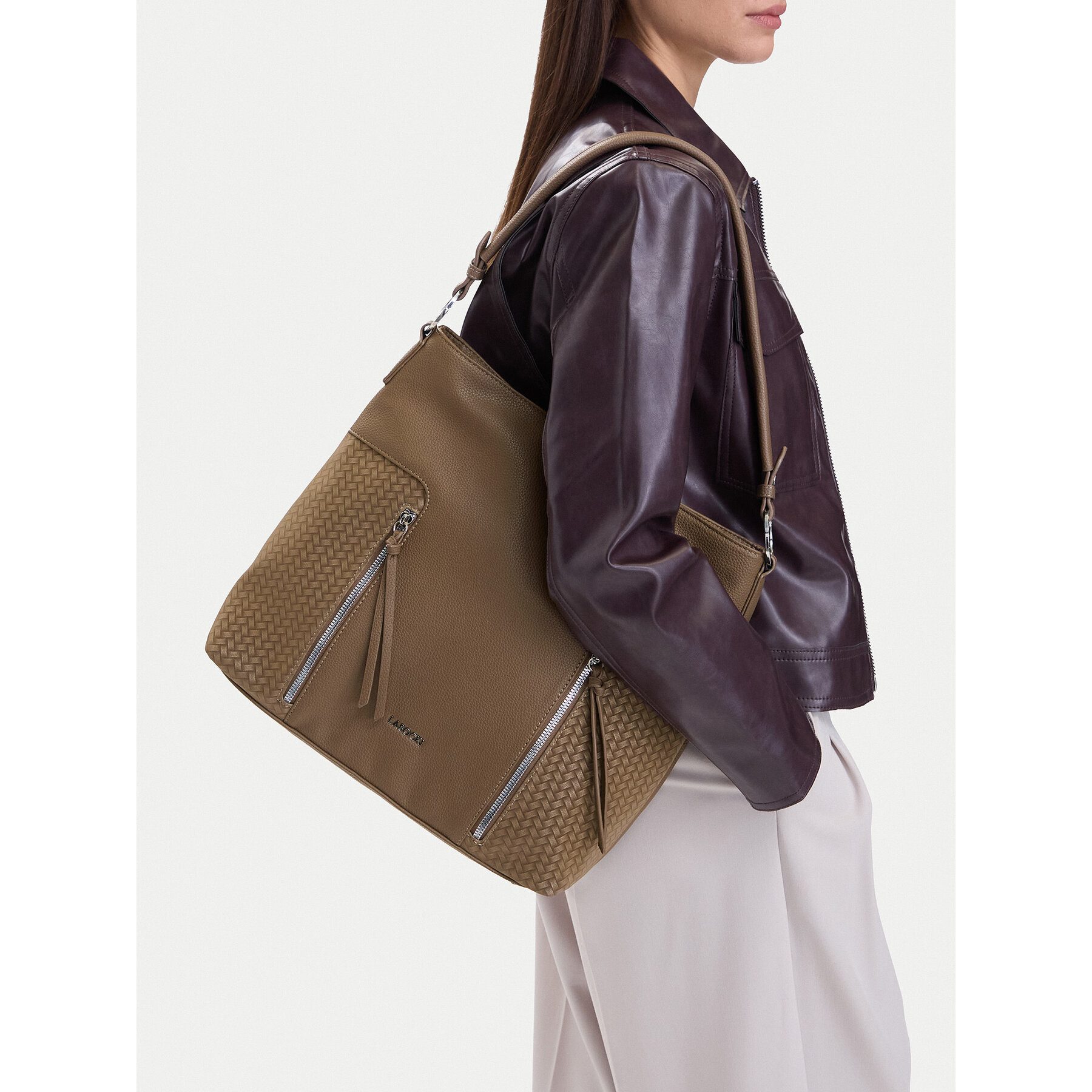 LASOCKI Umhängetasche Lasocki Damen Tasche 5907964102175 Beige