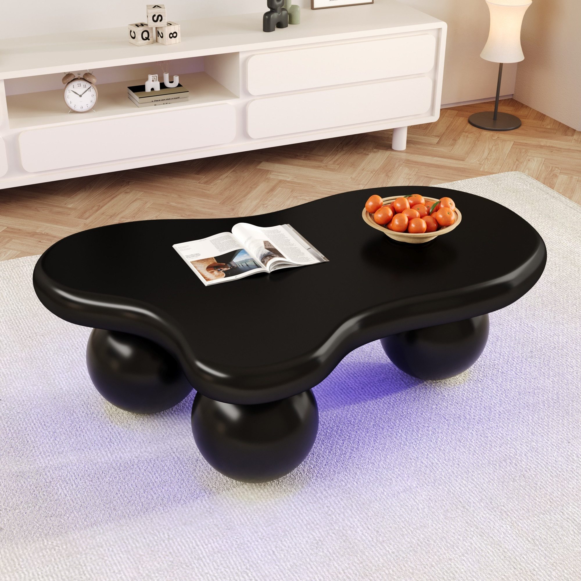 STILVORA Couchtisch Sofatisch in Wolkenstil für günstig online kaufen