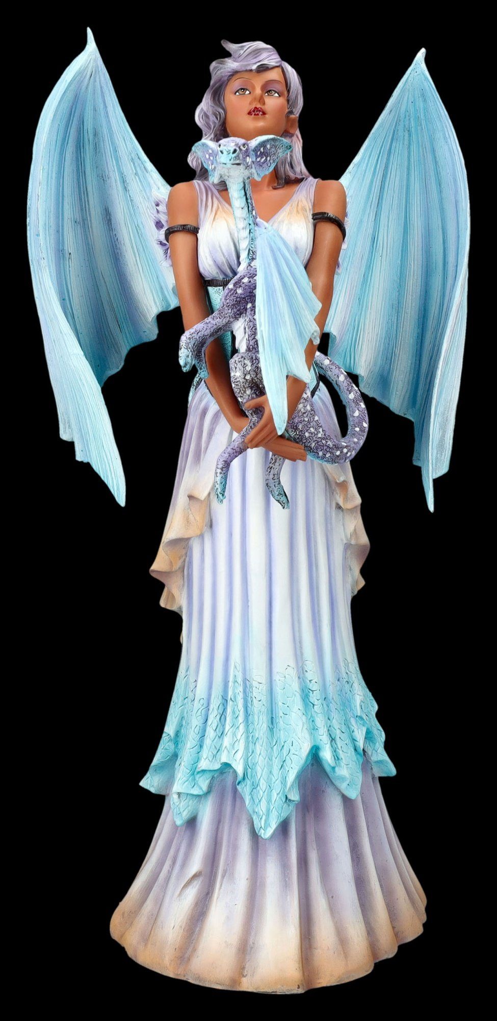 Figuren Shop GmbH Fantasy-Figur Dark Angel Figur - Dragon Keeper by Amy Brown - Dekofigur Engelfigur