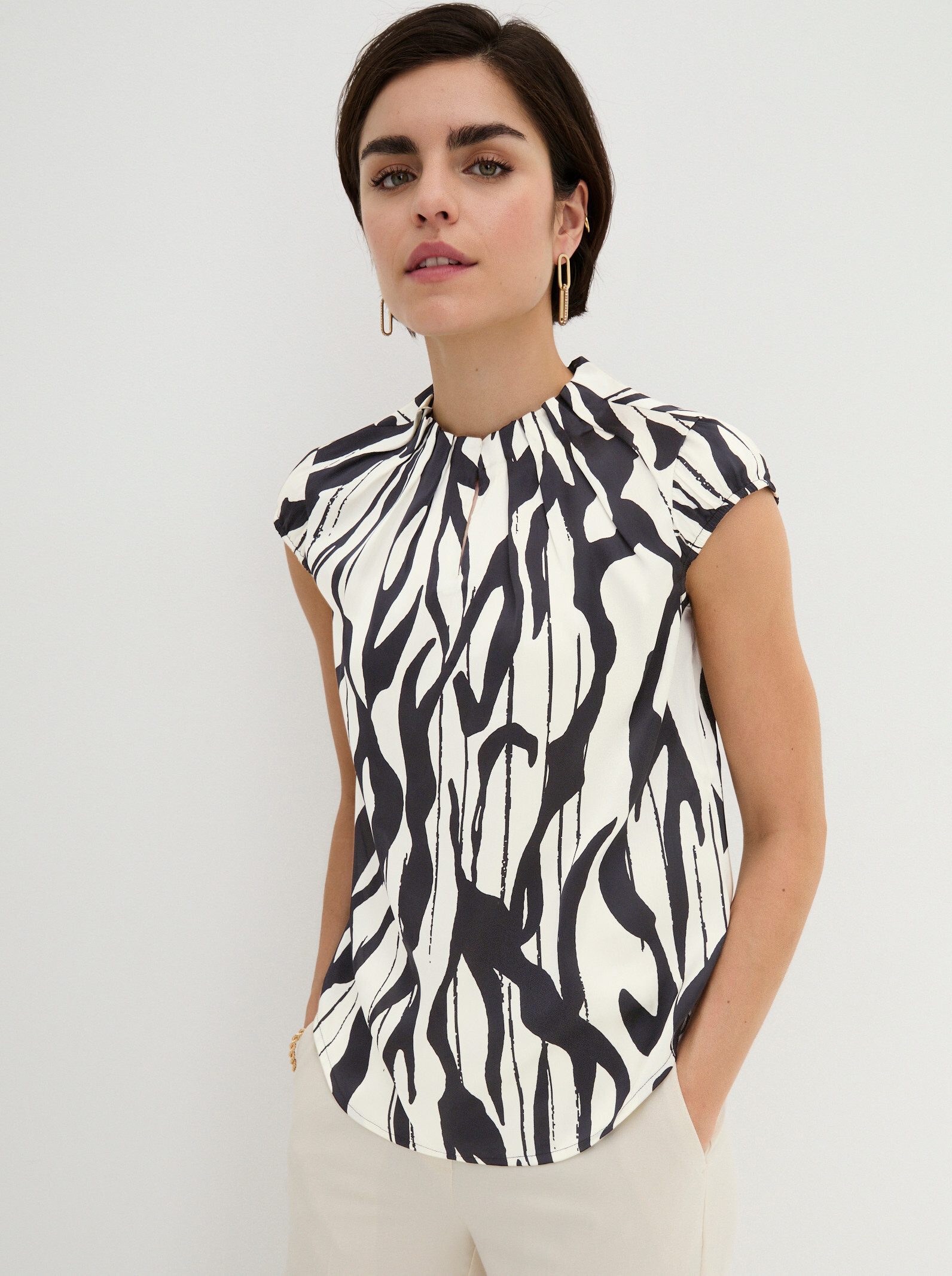 Witt Klassische Bluse Bluse Kurzarm