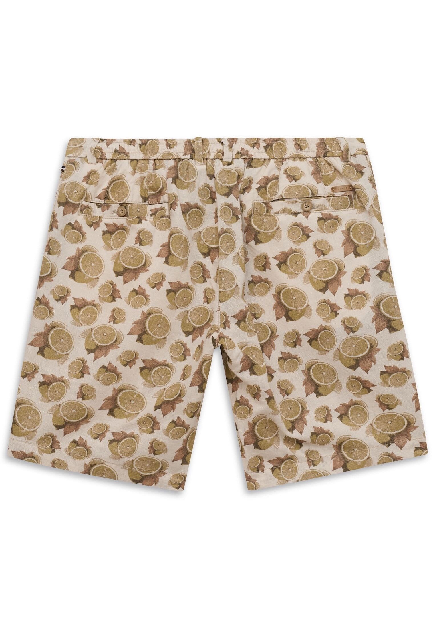 bugatti Bermudas Soft touch aus einem Leinen-Mix