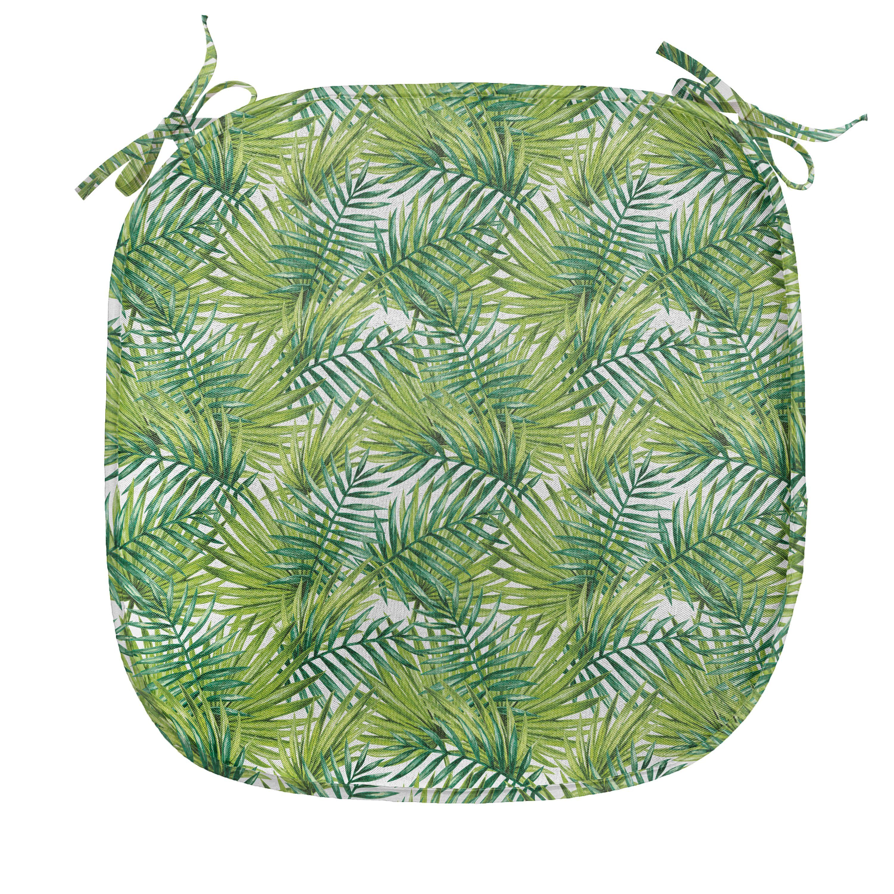 Natürliche Bunte Stuhlkissen Pflanze Riemen Dekoratives mit Kissen Küchensitze, für Abakuhaus Illustration wasserfestes